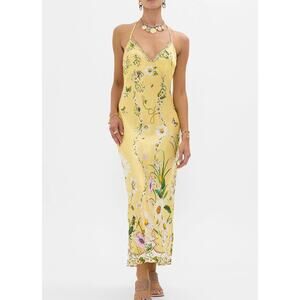 Camilla Daisy Chains Silk Slip Dress S